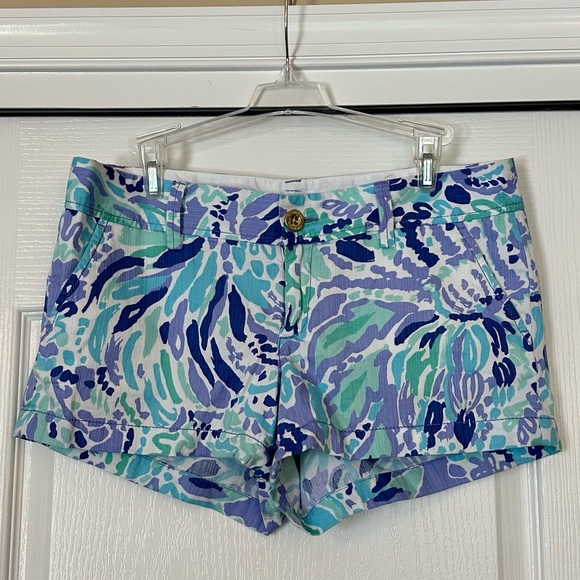 Lilly Pulitzer Pants - Lilly Pulitzer Walsh Shorts Nice Ink Size 8